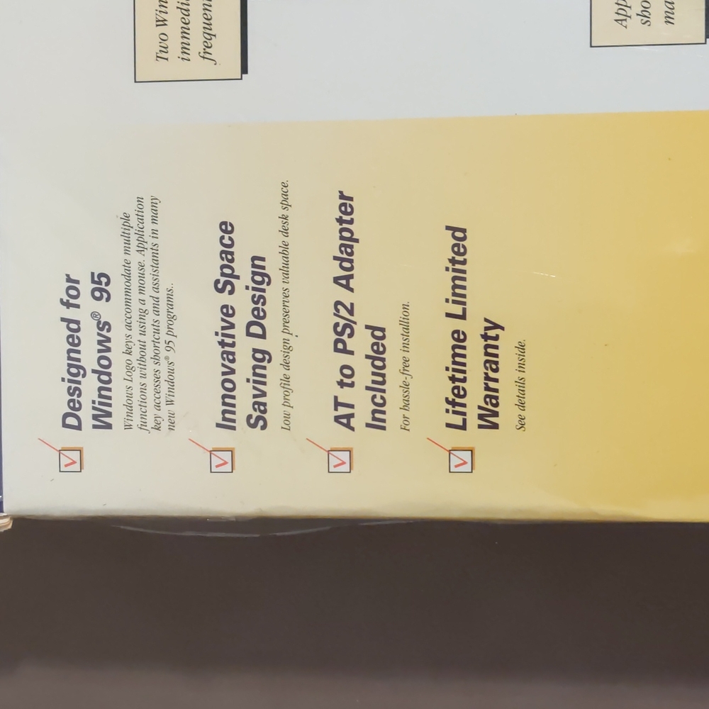 Micro innovations micro 2000 keyboard windows 95 new in package - Picture 6 of 7